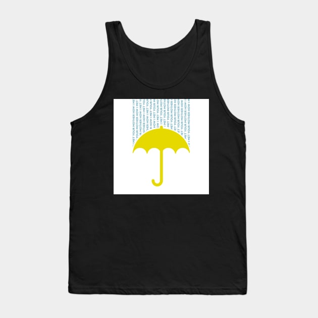 How I Met Your Mother (white background) Tank Top by Gabriel Melo